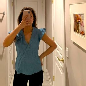 J. Crew Denim Top